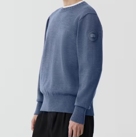 Canada goose crew neck merino wool sweater - Picture 3 of 9